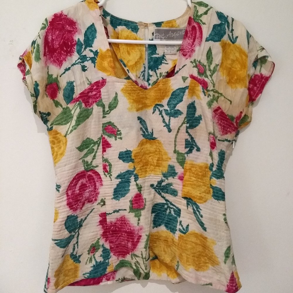 Vintage Floral Top